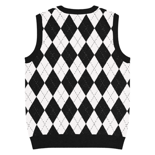 Carnival Chic Knit V-Neck Vest